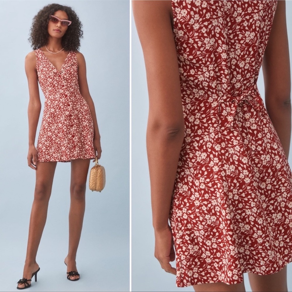 Reformation Rilynn Dress in Flower Girl - Size 0